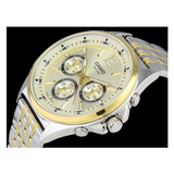 Casio Enticer Multifunction Stainless Steel Two Tone Chain Watch MTP-E303SG-9AVDF