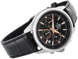 Casio Edifice Chronograph Stainless Steel Leather Belt Watch EFR-527L-1AVDF