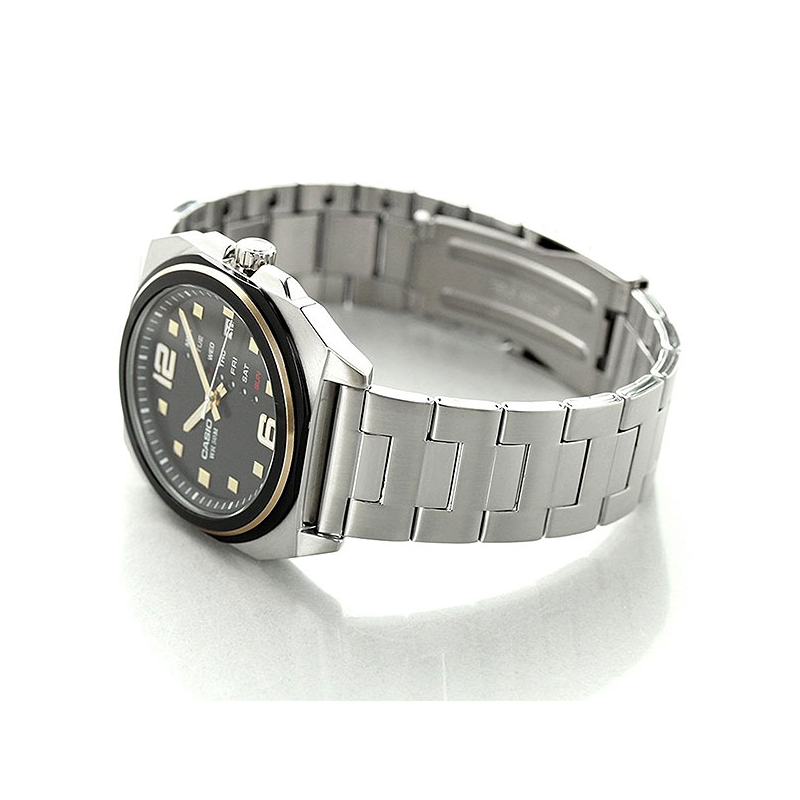 Casio Standard Day Date Chain Watch MTF-117BD-1AVDF