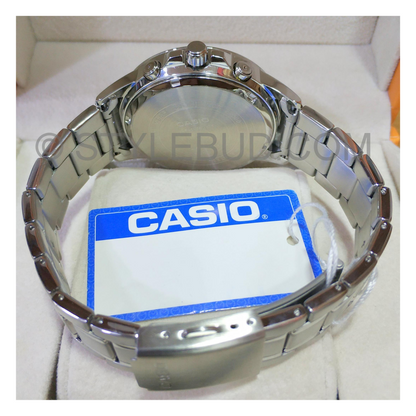 Casio Enticer Multifunction Stainless Steel Chain Watch MTP-EX300D-1AVDF
