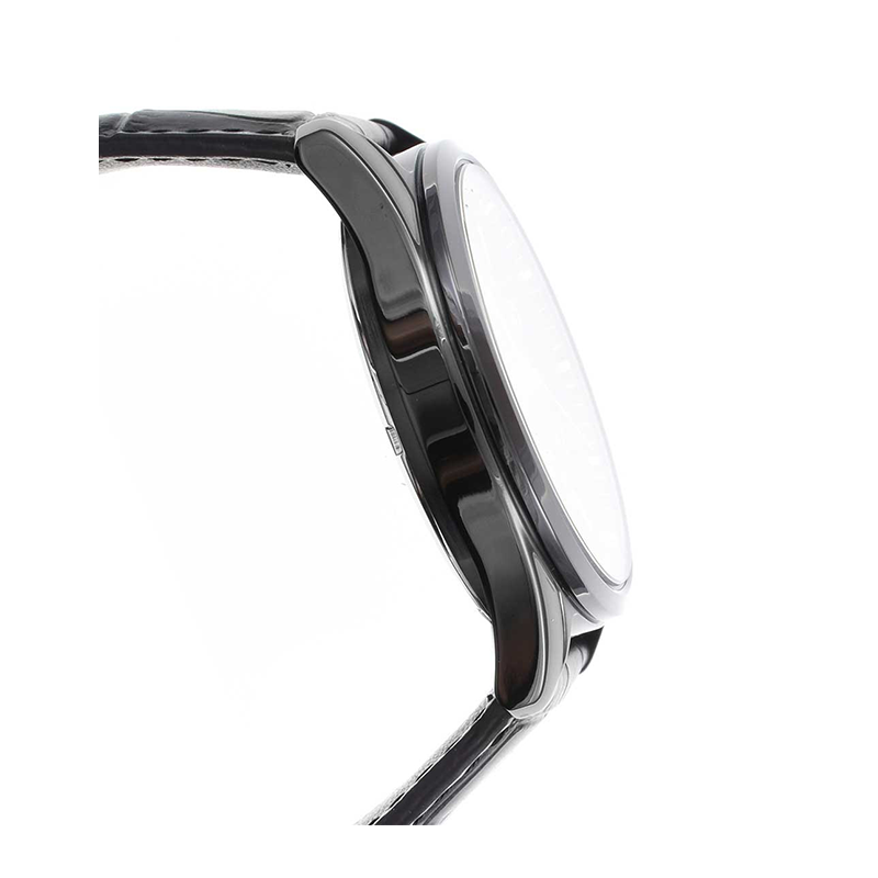 Casio Enticer Day Date Black Leather Belt Watch MTP-1384BL-1AVDF