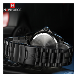 Naviforce Date Black Chain Watch NF9079M