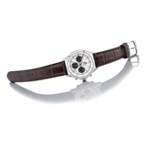 Casio Edifice Chronograph Stainless Steel Leather Belt Watch EFR-527L-7AVDF