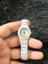 RADO White Stainless Steel Women's Quartz Watch with Date