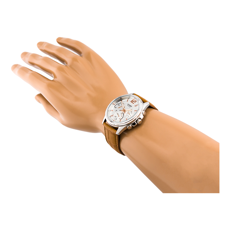 Casio Enticer Multifunction Leather Belt Watch MTP-E305L-7A2VDF