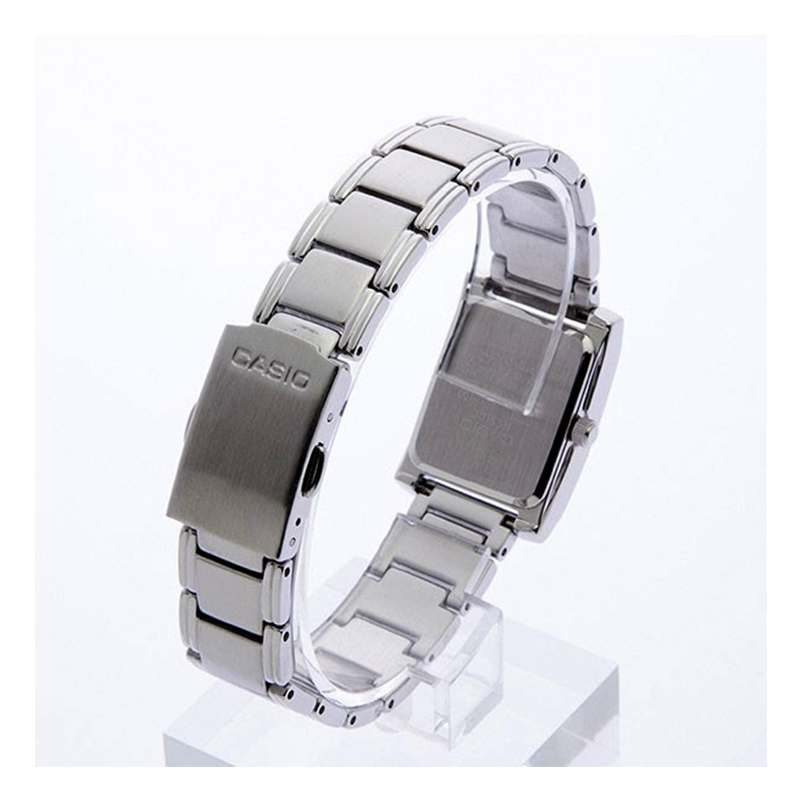 Casio Beside Date Stainless Steel Ladies Chain Watch BEL-100D-7A2VDF