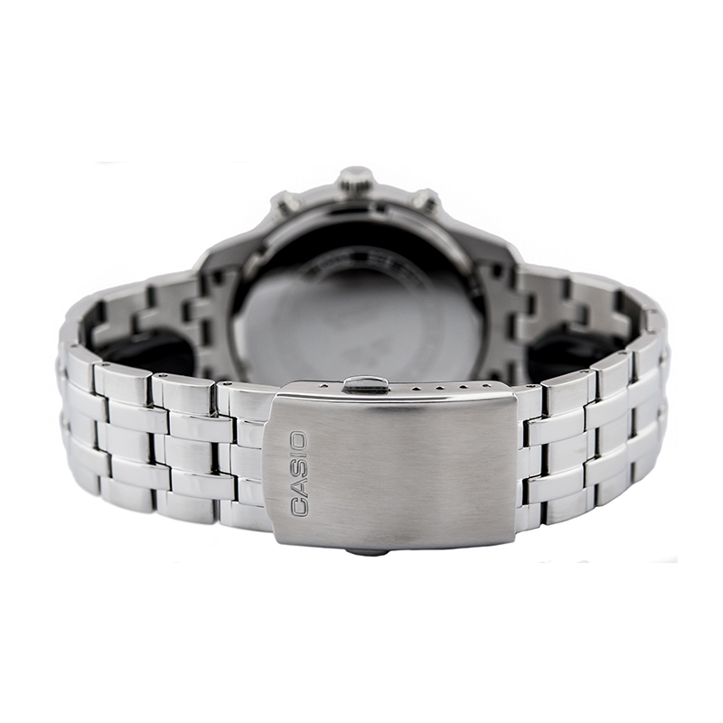 Casio Beside Chronograph Stainless Steel Chain Watch BEM-511D-1AVDF