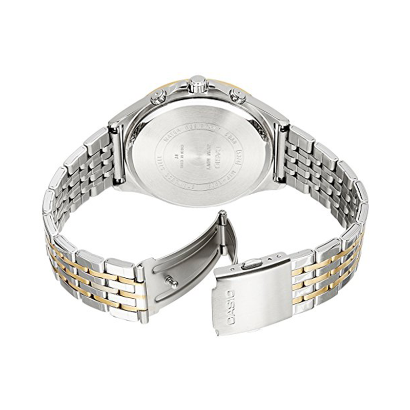 Casio Enticer Multifunction Stainless Steel Two Tone Chain Watch MTP-E303SG-1AVDF
