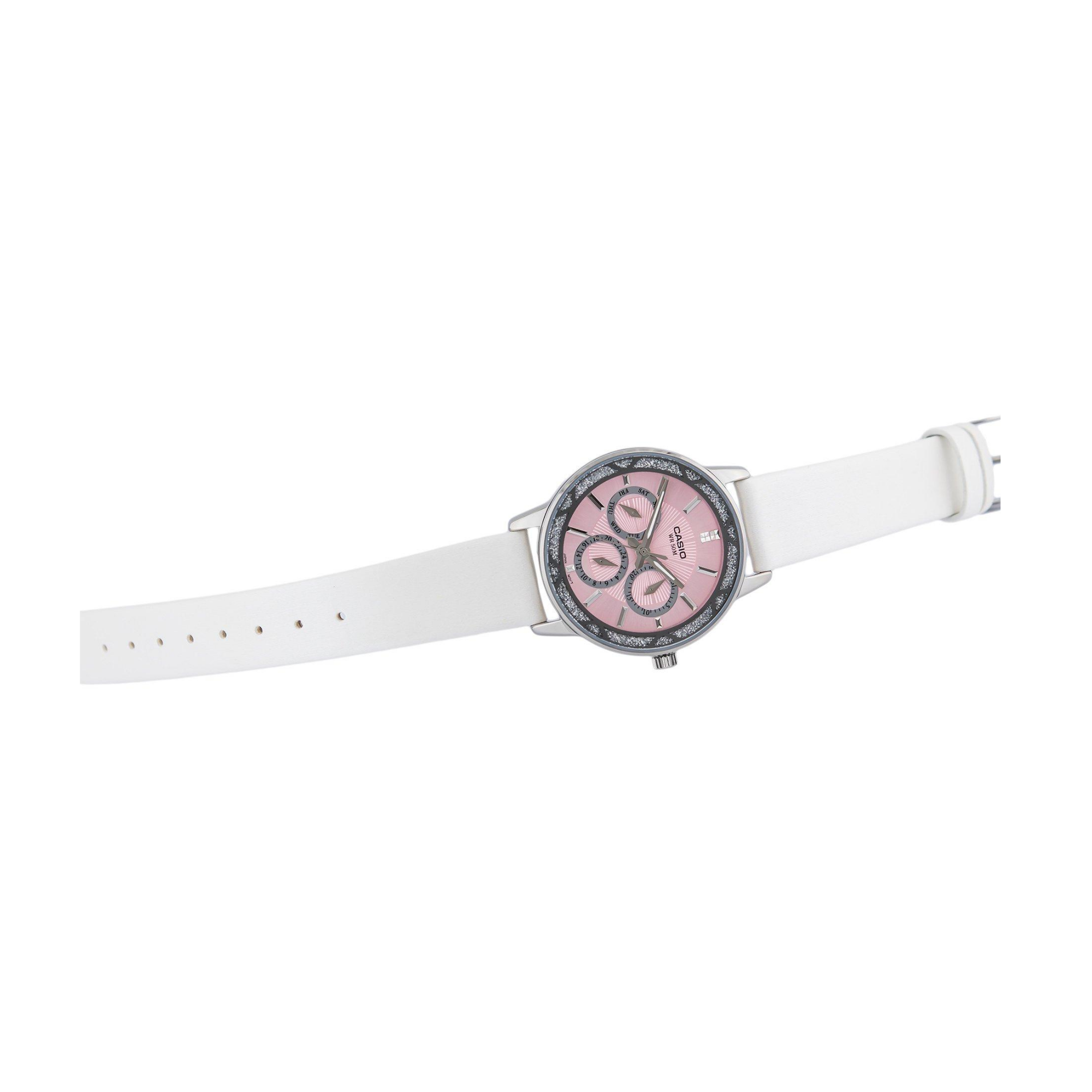 Casio Enticer Multifunction Ladies Leather Belt Watch LTP-2087SL-4AVDF