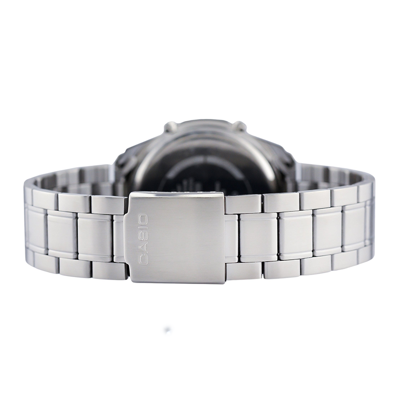 Casio Enticer Dual Time Multifunction Chain Watch AMW-810D-1AVDF