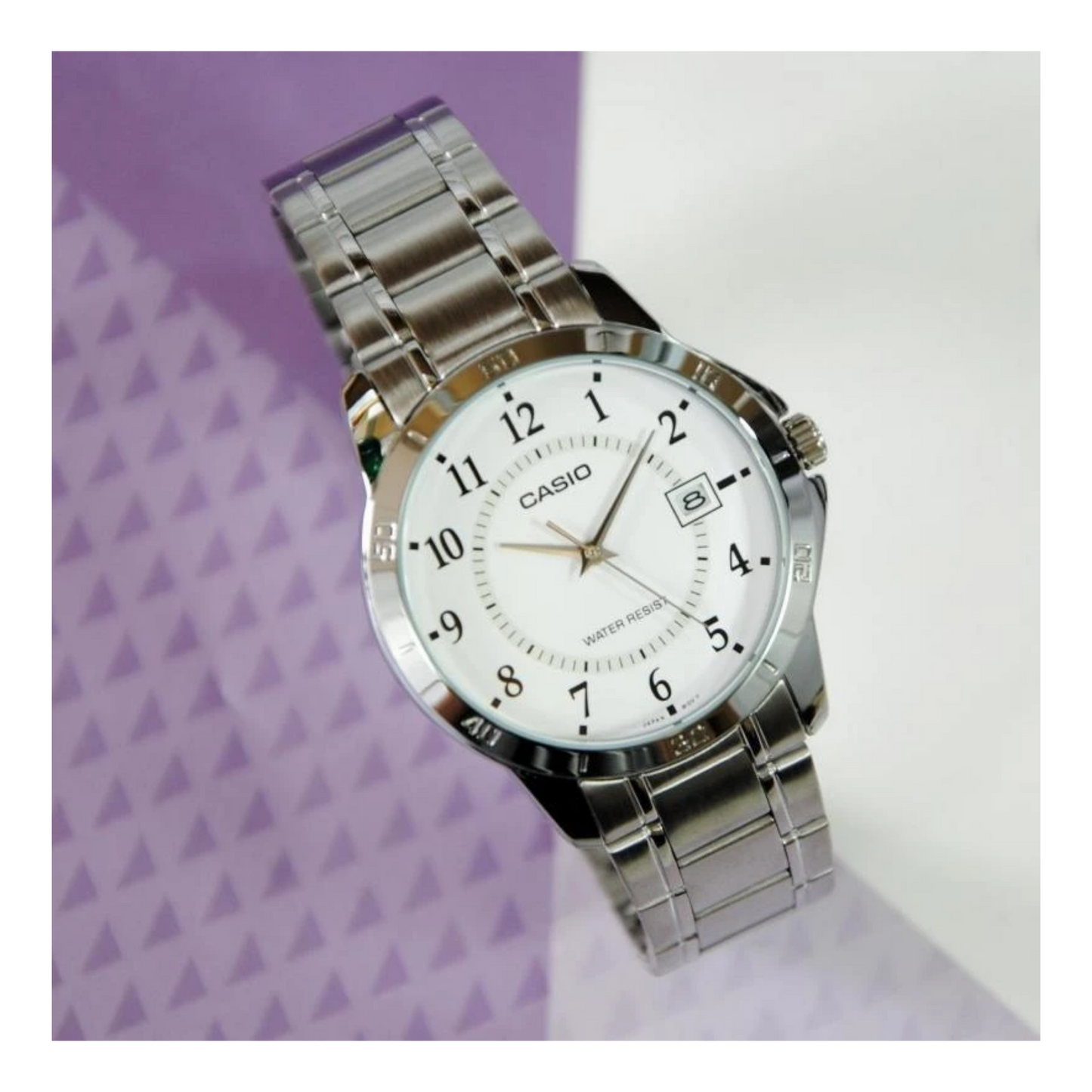 Casio Standard Date Chain Watch MTP-V004D-7BUDF