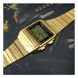 Casio Vintage Data Bank Golden Chain Watch DB-380G-1DF