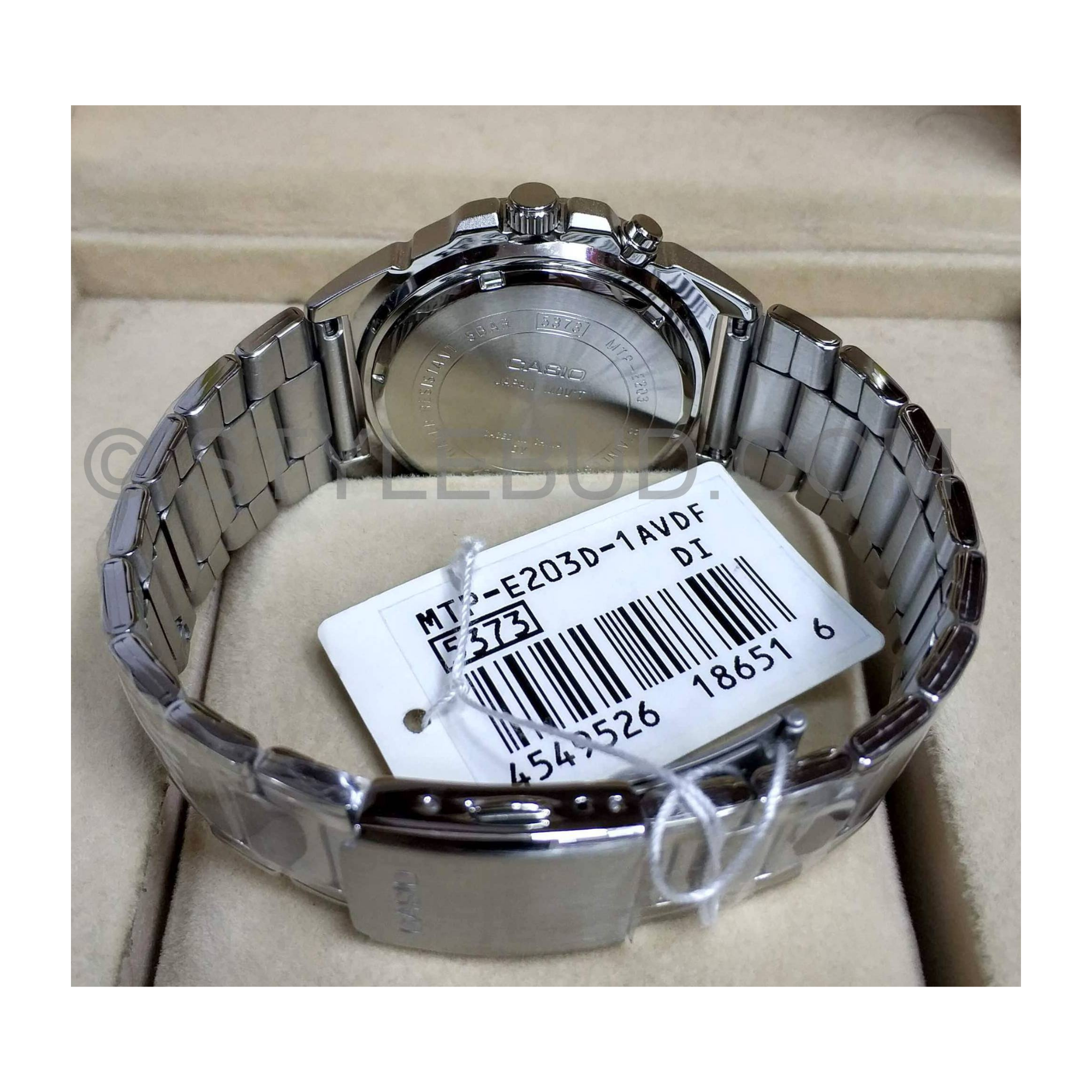 Casio Enticer Day Date Illuminator Chain Watch MTP-E203D-1AVDF