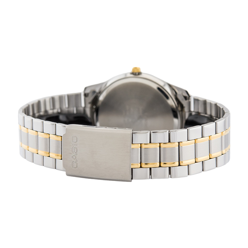Casio Enticer Date Two Tone Chain Watch MTP-1141G-7BRDF