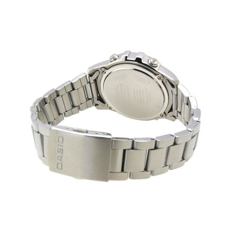 Casio Youth Hunting Timer Stainless Steel Chain Watch AMW-704D-7AVDF