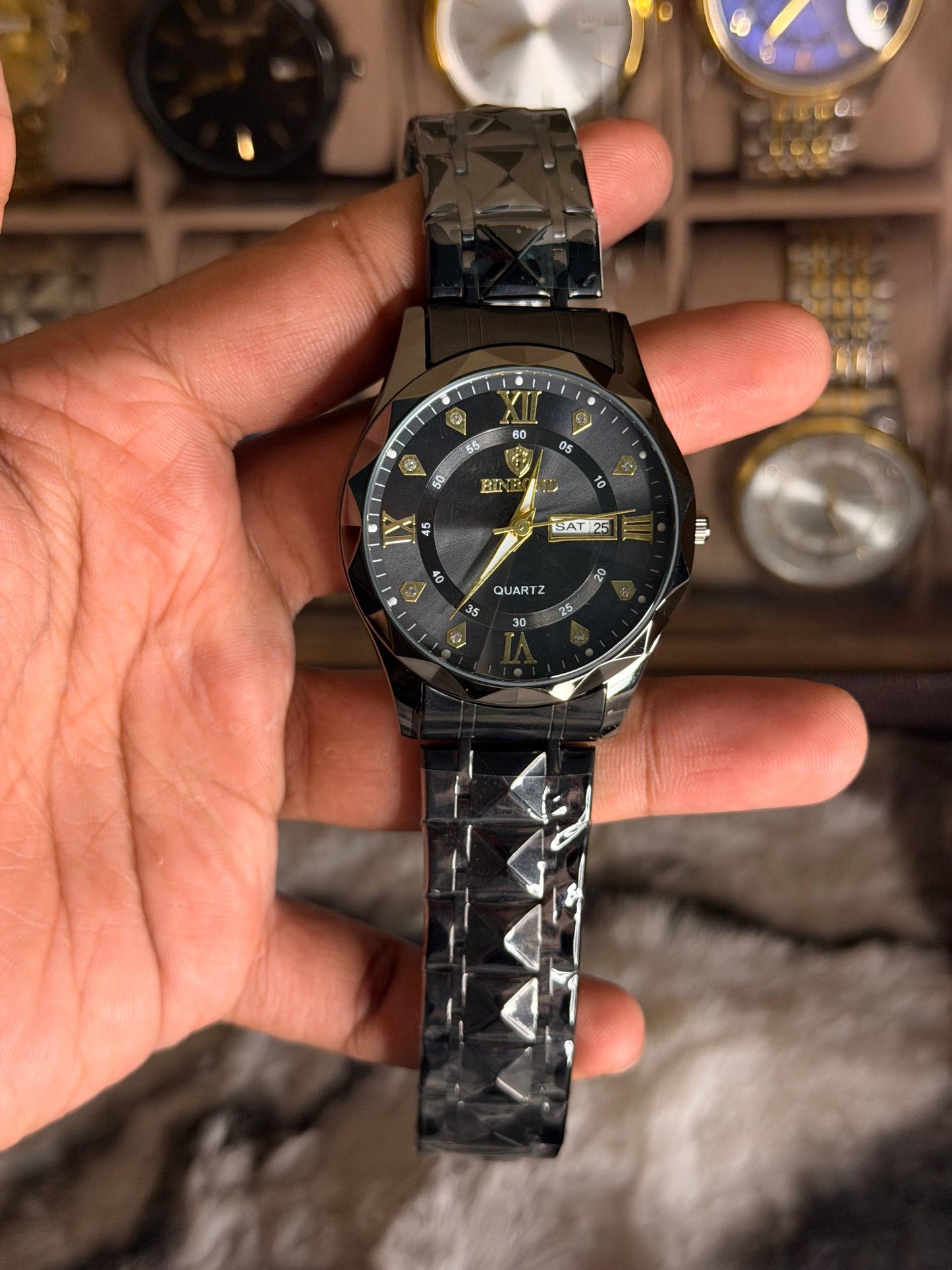 BINBOND Luxury Fashion Men’s Quartz Wristwatch