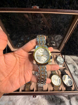 AILIFEIDA Luxury Fashion Watch – Stainless Steel, Full Calendar, 3BAR Water Resistant