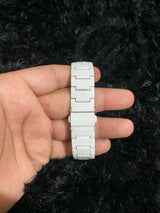 RADO White Stainless Steel Quartz Unisex Watch with Date