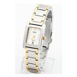 Casio Beside Date Stainless Steel Two Tone Ladies Chain Watch BEL-100SG-7AVDF