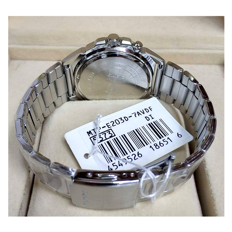 Casio Enticer Day Date Illuminator Chain Watch MTP-E203D-7AVDF