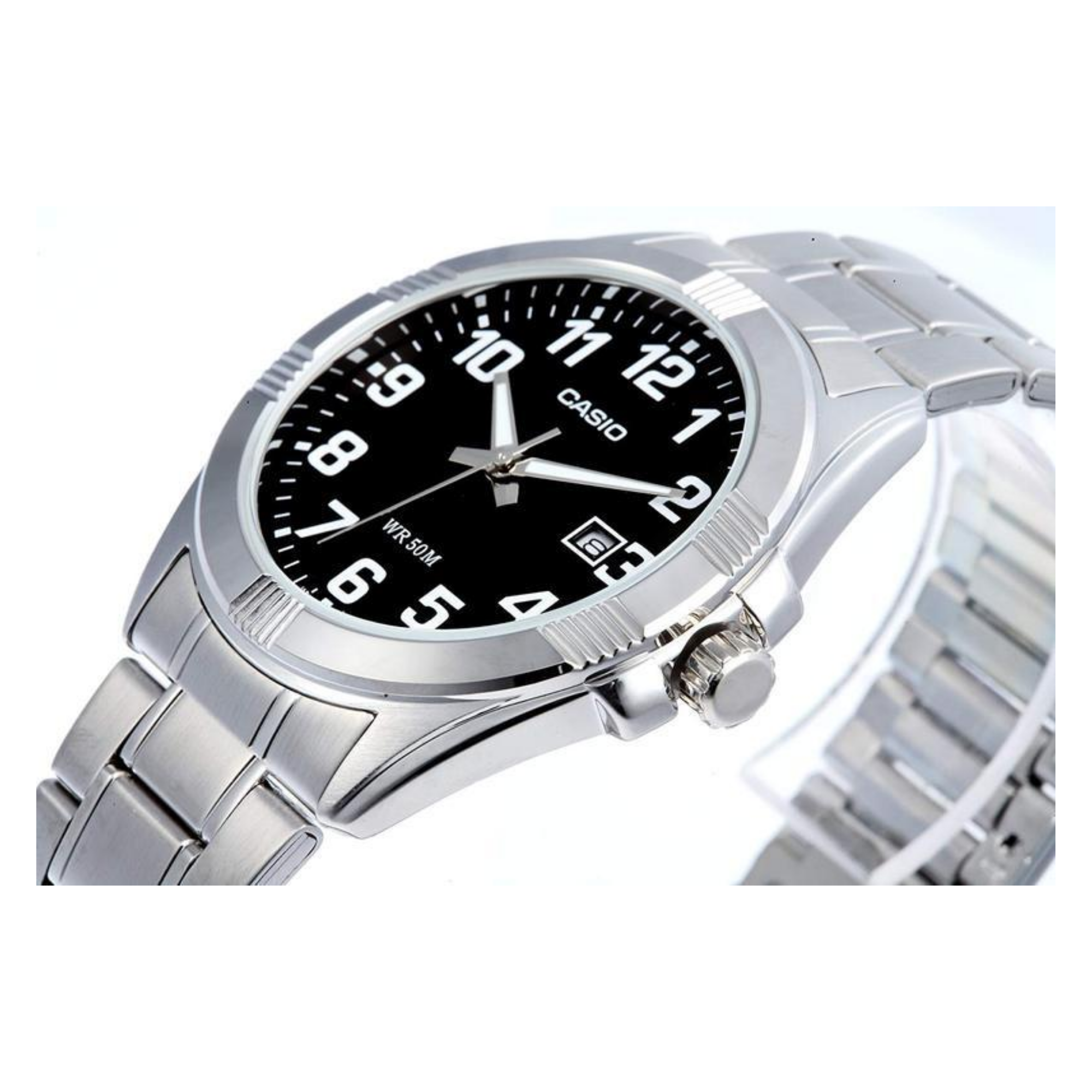 Casio Enticer Date Chain Watch MTP-1308D-1BVDF