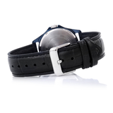 Casio Enticer Day Date Blue Leather Belt Watch MTP-1384BUL-7AVDF