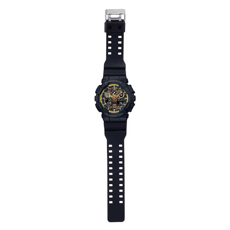 Casio G-Shock Sports Resin Belt Watch GA-100BY-1ADR