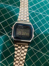 Casio A159WA Premium Quality Vintage Digital Watch – Custom Negative Dial Design