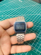 Casio A159WA Premium Quality Vintage Digital Watch – Custom Negative Dial Design