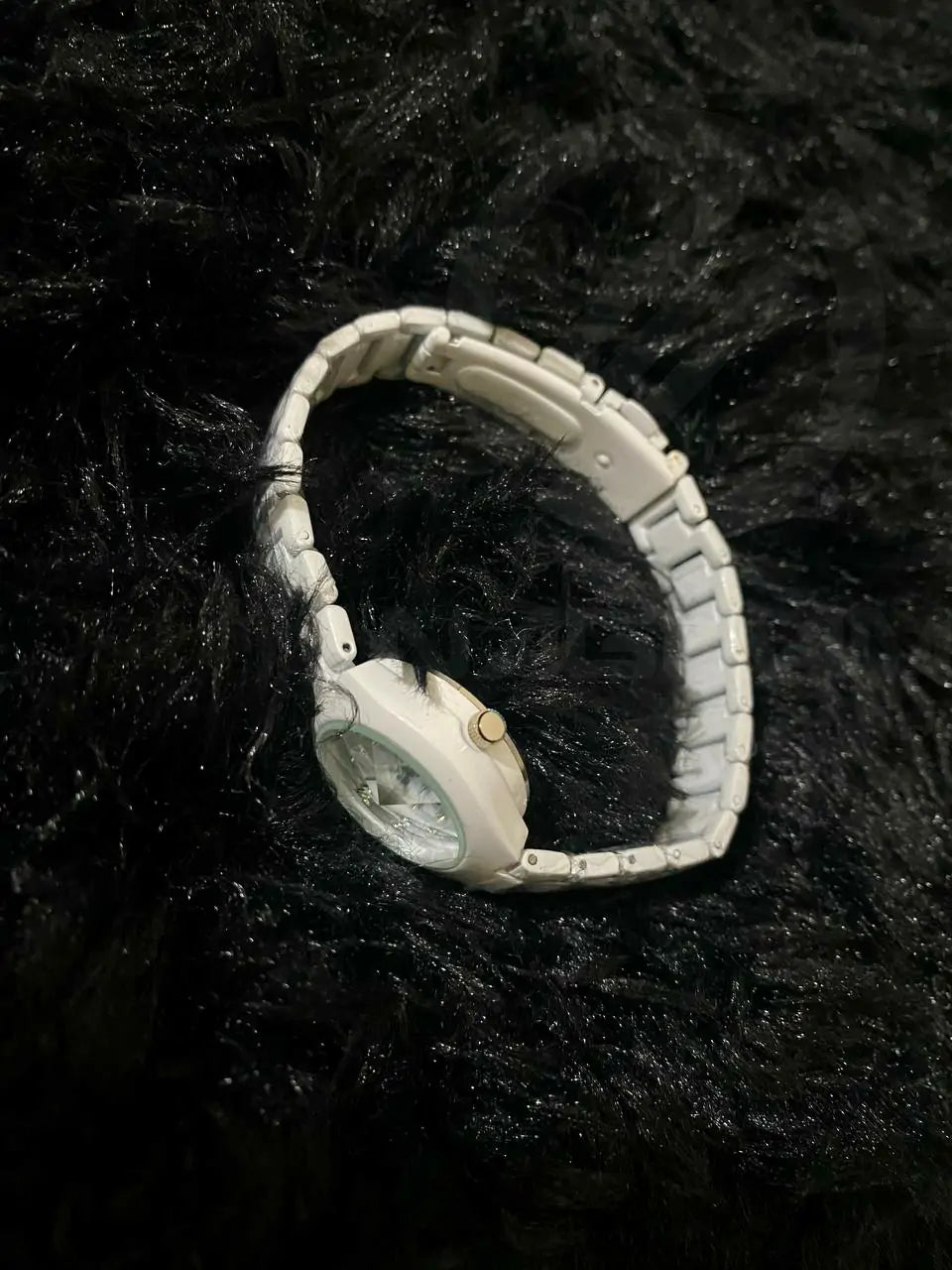 RADO White Stainless Steel Women's Quartz Watch with Date