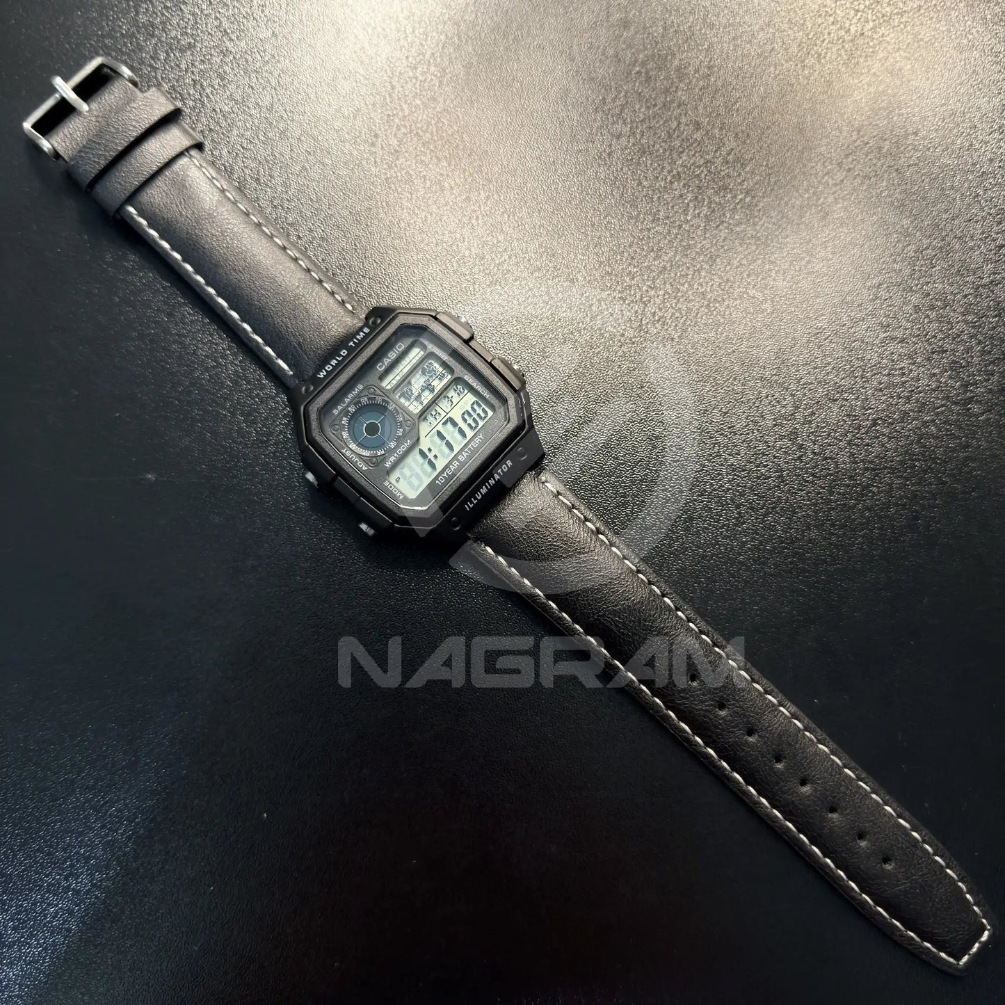 Casio Illuminator AE-1200WHL Premium Quality Digital Watch NAGRAM