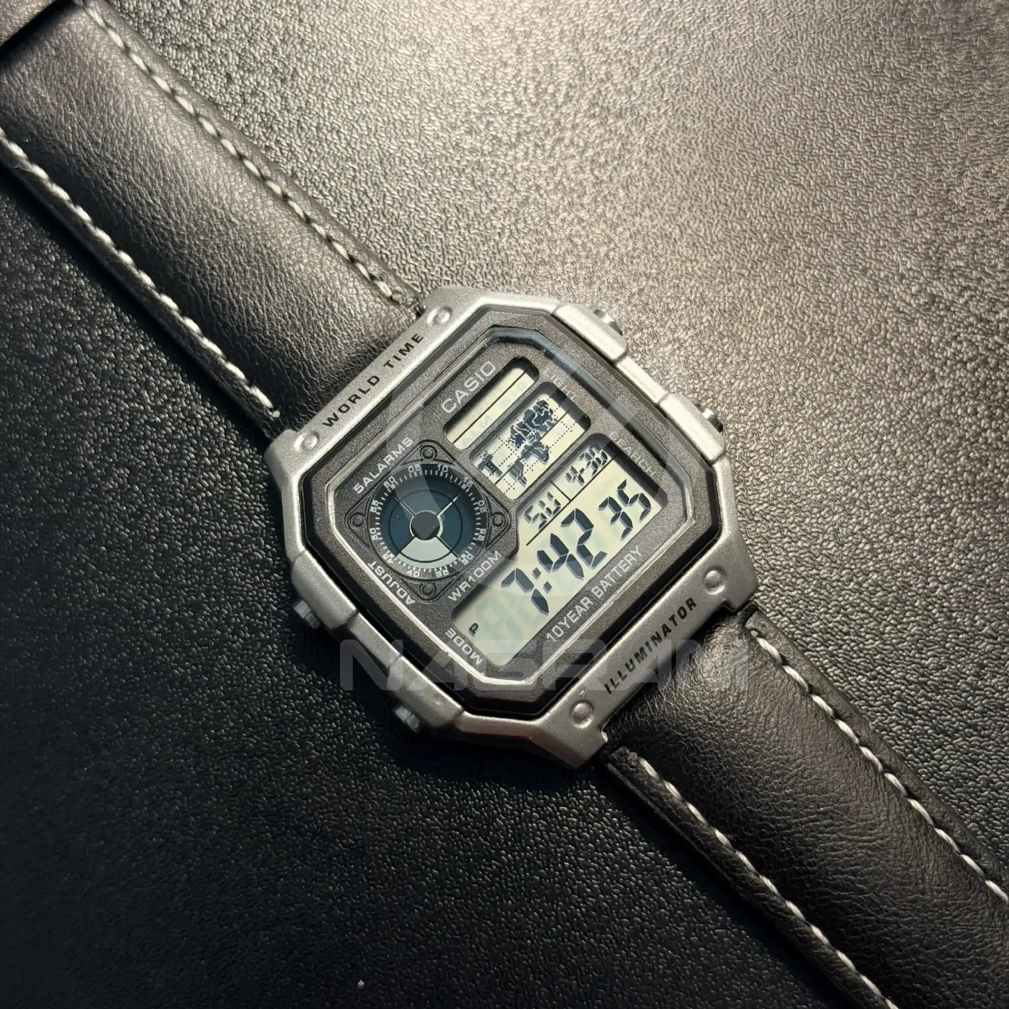 Casio Illuminator AE-1200WHL Premium Quality Digital Watch NAGRAM