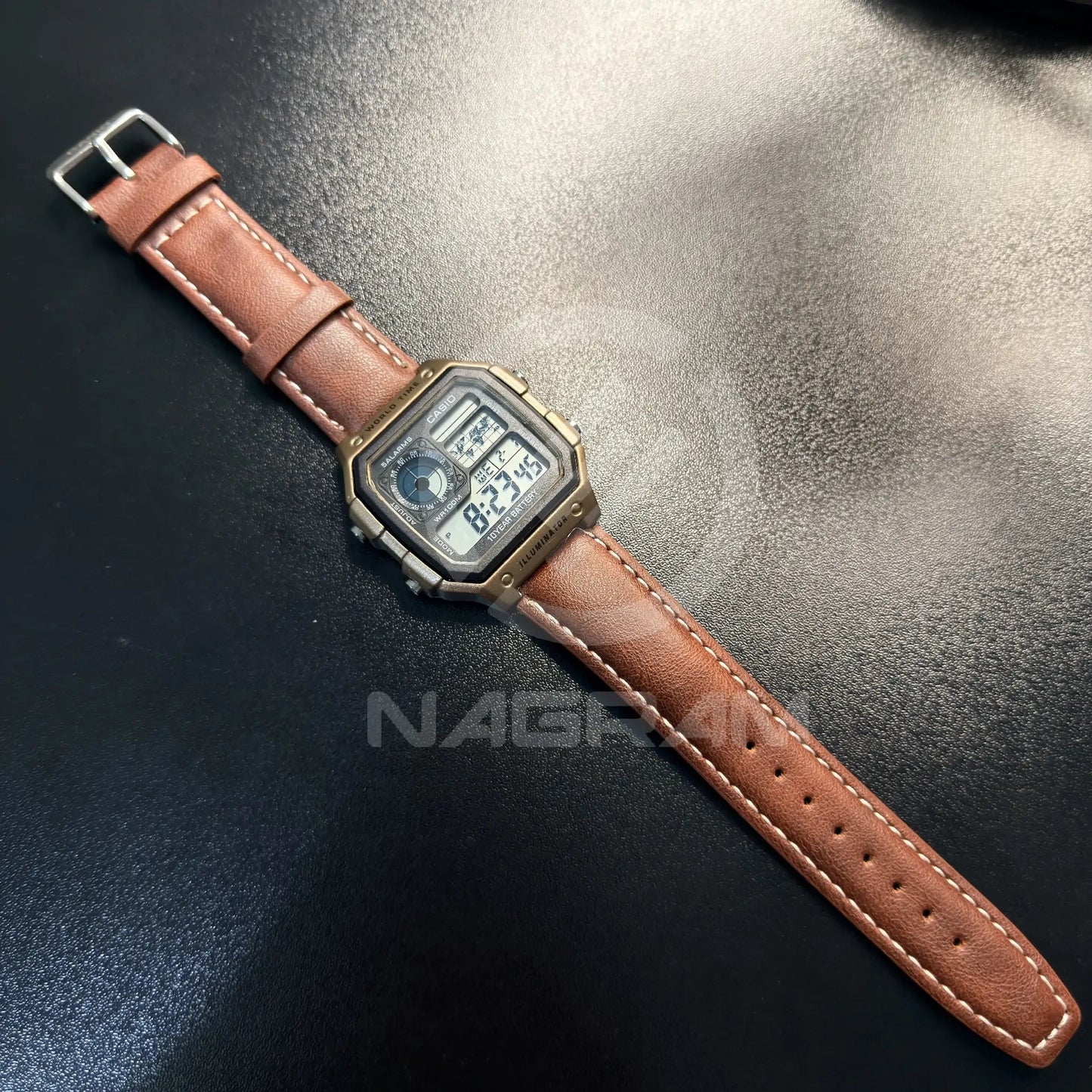 Casio Illuminator AE-1200WHL Premium Quality Digital Watch NAGRAM