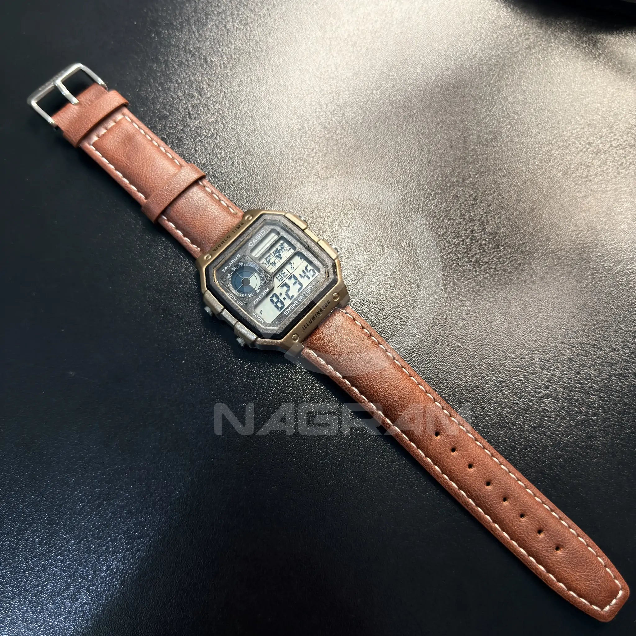 Casio Illuminator AE-1200WHL Premium Quality Digital Watch NAGRAM