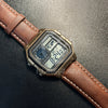 Casio Illuminator AE-1200WHL Premium Quality Digital Watch - Vintage Brown Leather