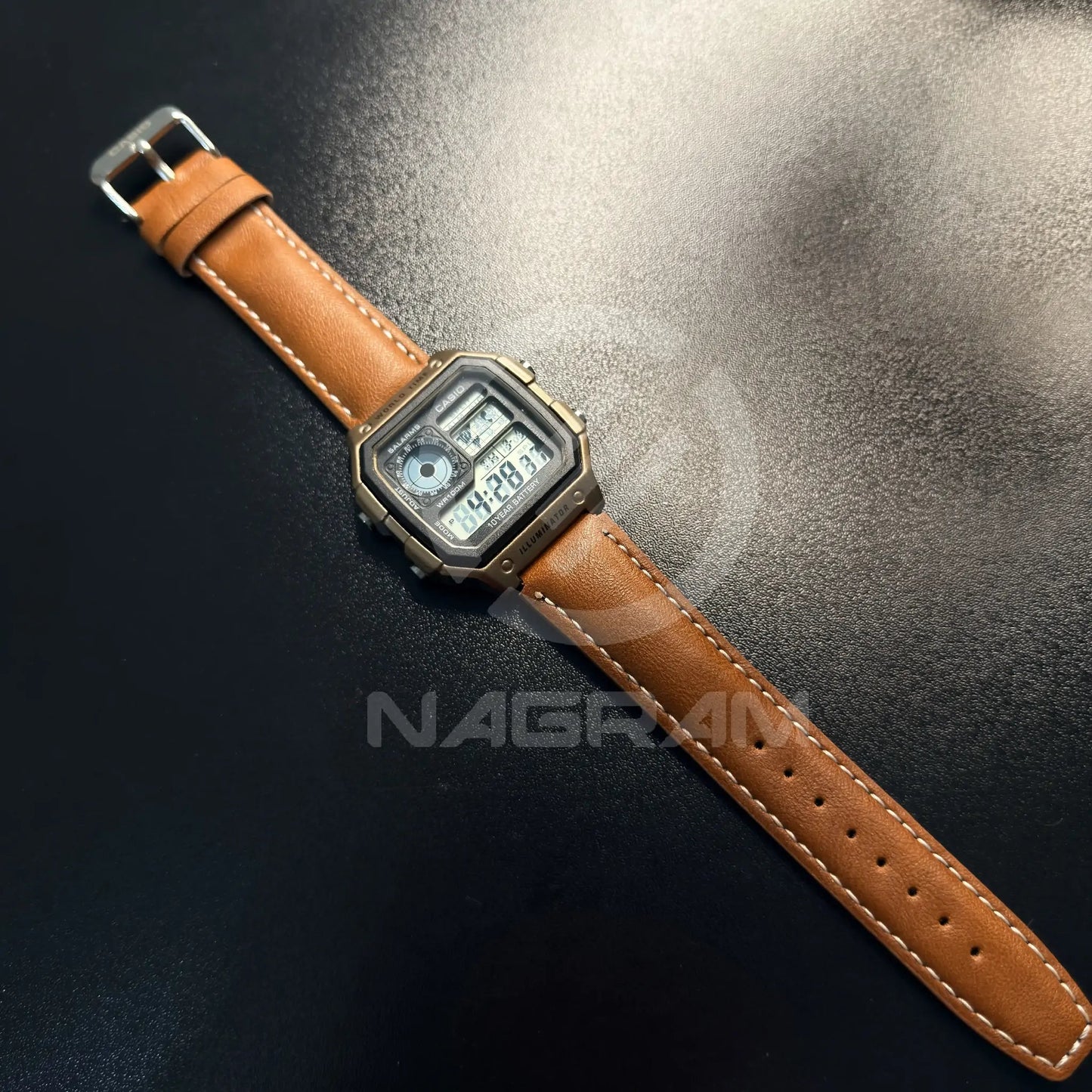 Casio Illuminator AE-1200WHL Premium Quality Digital Watch NAGRAM