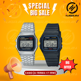 CASIO A-159WA + F-91W COMBO OFFER – Vintage Look, Premium Quality