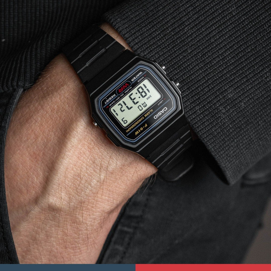 Casio F-91W Digital Watch – Vintage Look, Premium Quality