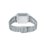 Casio Vintage Digital Silver Chain Watch A100WE-1ADF