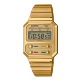 Casio Vintage Digital Golden Chain Watch A100WEG-9ADF