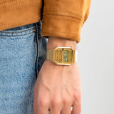 Casio Vintage Digital Golden Chain Watch A100WEG-9ADF