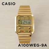 Casio Vintage Digital Golden Chain Watch A100WEG-9ADF