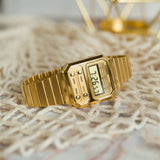 Casio Vintage Digital Golden Chain Watch A100WEG-9ADF