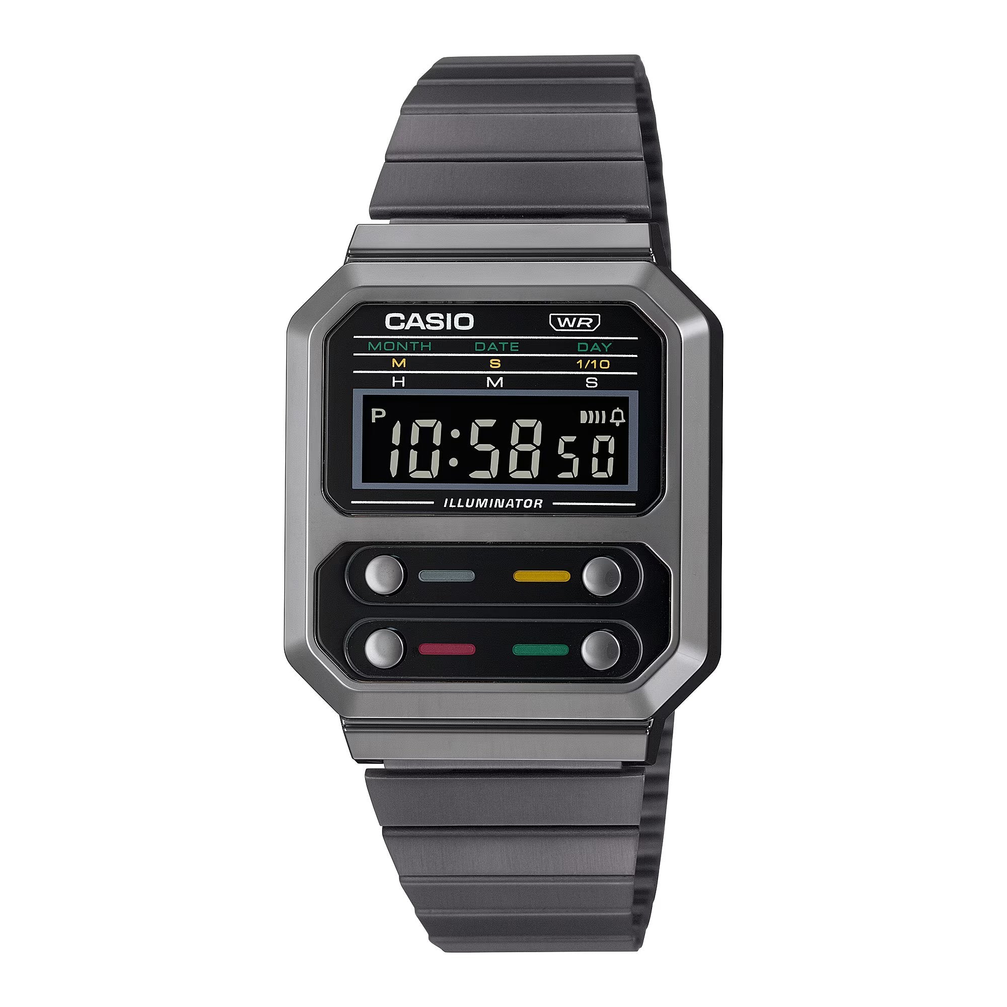 Casio Vintage Digital Black Chain Watch A100WEGG-1ADF