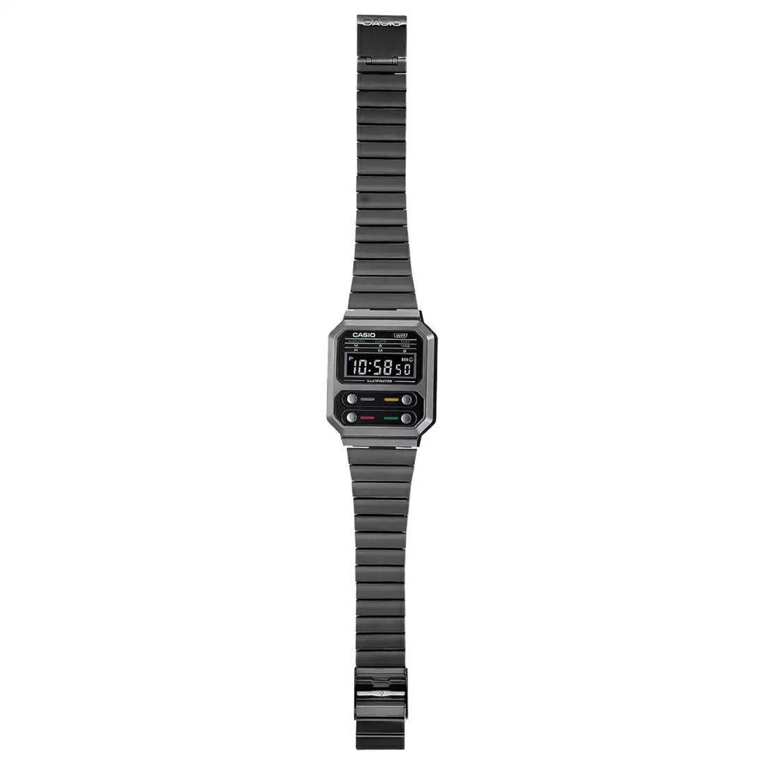 Casio Vintage Digital Black Chain Watch A100WEGG-1ADF