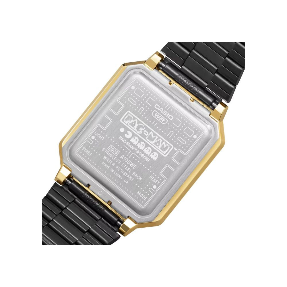 Casio Vintage Digital PAC-MAN Edition Chain Watch A100WEPC-1BDR