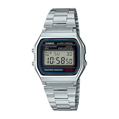 Casio A158WA-1DF Vintage Digital Chain Watch