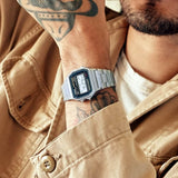 Casio A158WA-1DF Vintage Digital Chain Watch