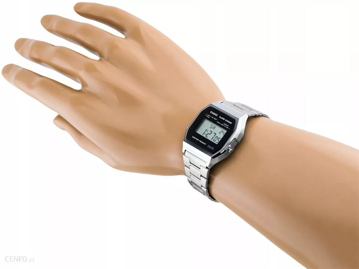 Casio Vintage Digital Chain Watch A158WEA-1DF
