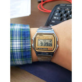Casio Vintage Digital Chain Watch A158WEA-9CF